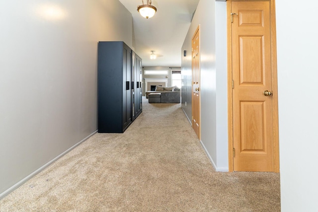 91 Richard Ave, South Bloomfield, OH 43103 - hallway with carpet flooring and baseboards