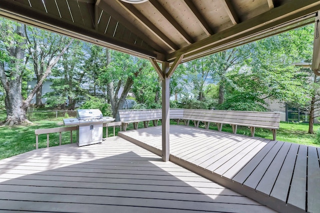 563 Wickham Way, Gahanna, OH 43230 - deck with a grill