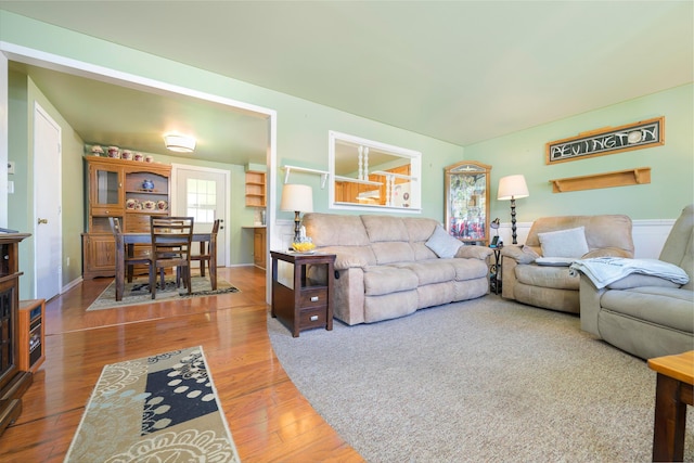 126 Holly Ln, Russells Point, OH 43348 - living area featuring wood finished floors