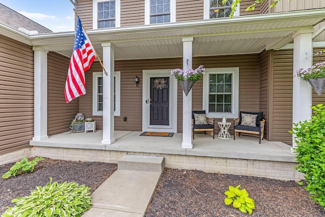 405 Tyler Station Dr, Johnstown, OH 43031 - entrance to property featuring a porch