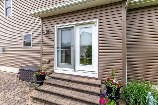405 Tyler Station Dr, Johnstown, OH 43031 - doorway to property featuring a patio