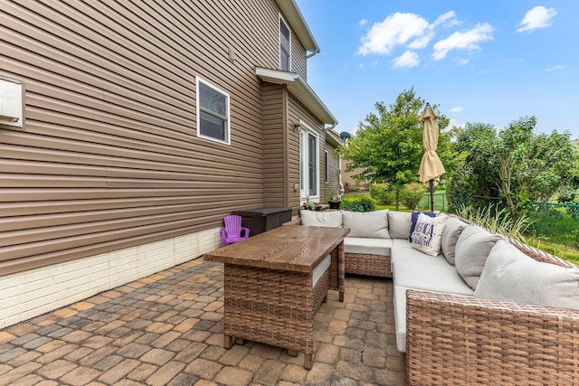 405 Tyler Station Dr, Johnstown, OH 43031 - view of patio with outdoor lounge area