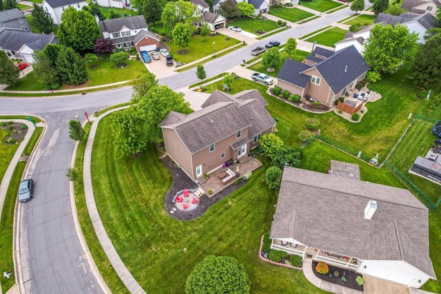 405 Tyler Station Dr, Johnstown, OH 43031 - aerial view of property and surrounding area featuring nearby suburban area