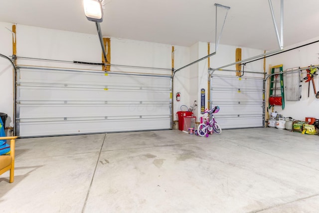 405 Tyler Station Dr, Johnstown, OH 43031 - garage featuring a garage door opener