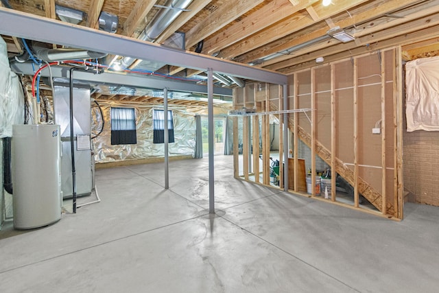 3015 Green Line Way, Columbus, OH 43231 - below grade area featuring gas water heater and heating unit