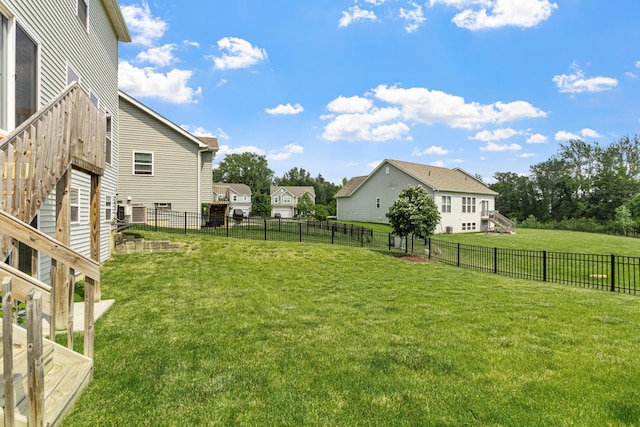 3015 Green Line Way, Columbus, OH 43231 - view of yard featuring a residential view and stairway