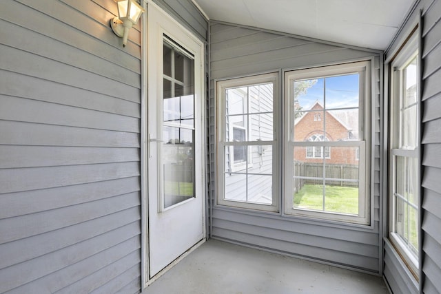 115 N Walnut St, Baltimore, OH 43105 - unfurnished sunroom with lofted ceiling