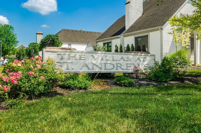 340 Saint Andrews Dr, Dublin, OH 43017 - community sign with a lawn