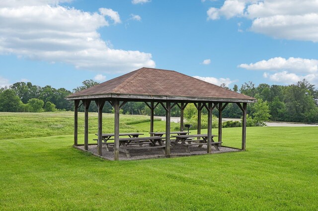 6769 Thoreau Ln NE, Baltimore, OH 43105 - view of home's community with a gazebo and a yard