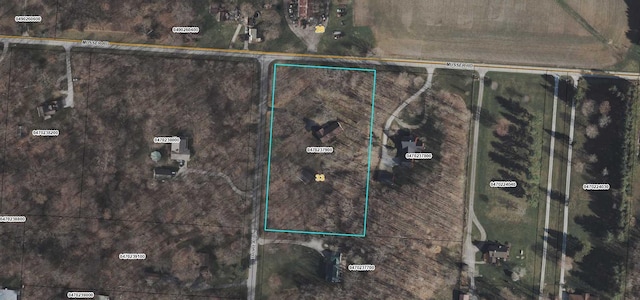 6769 Thoreau Ln NE, Baltimore, OH 43105 - aerial overview of property's location featuring property boundaries highlighted