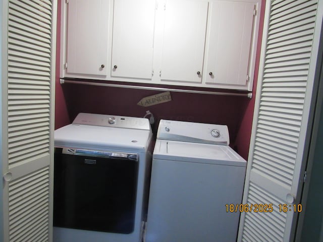 603 N Court St, Circleville, OH 43113 - washroom with independent washer and dryer and cabinet space