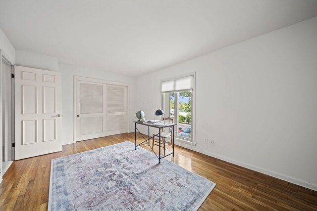 3600 Reed Rd Unit 13, Columbus, OH 43220 - home office with wood finished floors and baseboards
