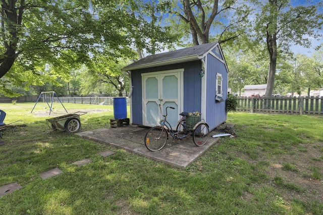 6769 Hildreth Ave, Columbus, OH 43229 - view of shed featuring view of wooded area