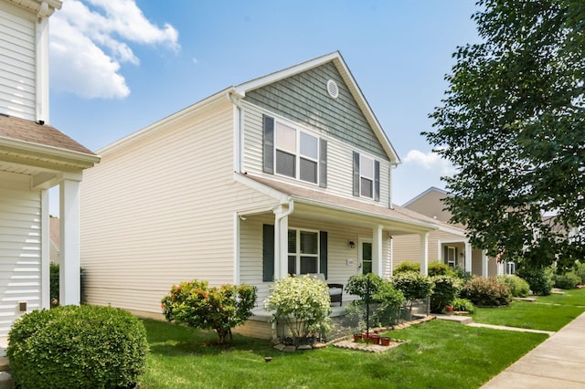 1420 Bellow Falls Pl, Columbus, OH 43228 - view of front of property featuring a porch and a front lawn