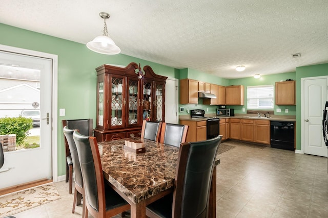 1420 Bellow Falls Pl, Columbus, OH 43228 - dining room featuring baseboards and a textured ceiling