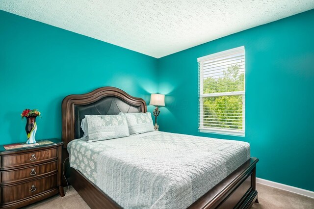 1420 Bellow Falls Pl, Columbus, OH 43228 - bedroom with carpet floors, a textured ceiling, and baseboards