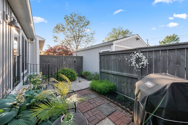 797 Timber Way Dr Unit 16C, Columbus, OH 43085 - view of patio / terrace featuring a grill
