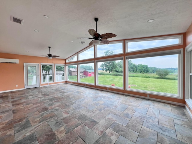 20600 Hellwig Rd, Utica, OH 43080 - unfurnished sunroom featuring lofted ceiling