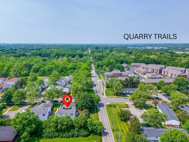 3013 La Vista Dr Unit 29, Columbus, OH 43204 - aerial perspective of suburban area featuring a forest