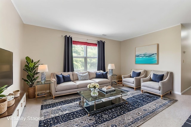 3013 La Vista Dr Unit 29, Columbus, OH 43204 - carpeted living area with baseboards