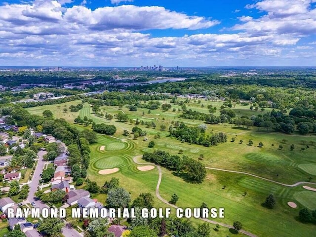 3013 La Vista Dr Unit 29, Columbus, OH 43204 - aerial view of property and surrounding area featuring a golf course and a tree filled landscape