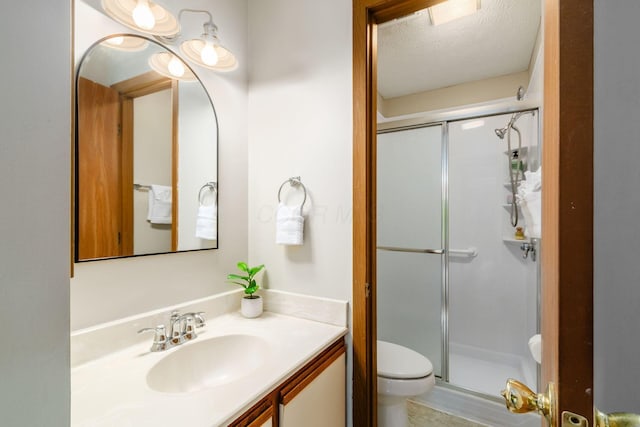 4393 Hammerton Dr Unit 14B, Columbus, OH 43228 - full bathroom featuring a stall shower and vanity