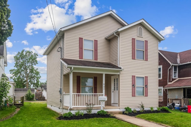 845 Bennett St, Marion, OH 43302 - traditional-style home with a porch