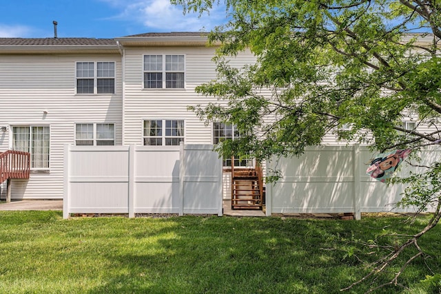 8281 Deering Oaks Dr, Blacklick, OH 43004 - back of house with stairs