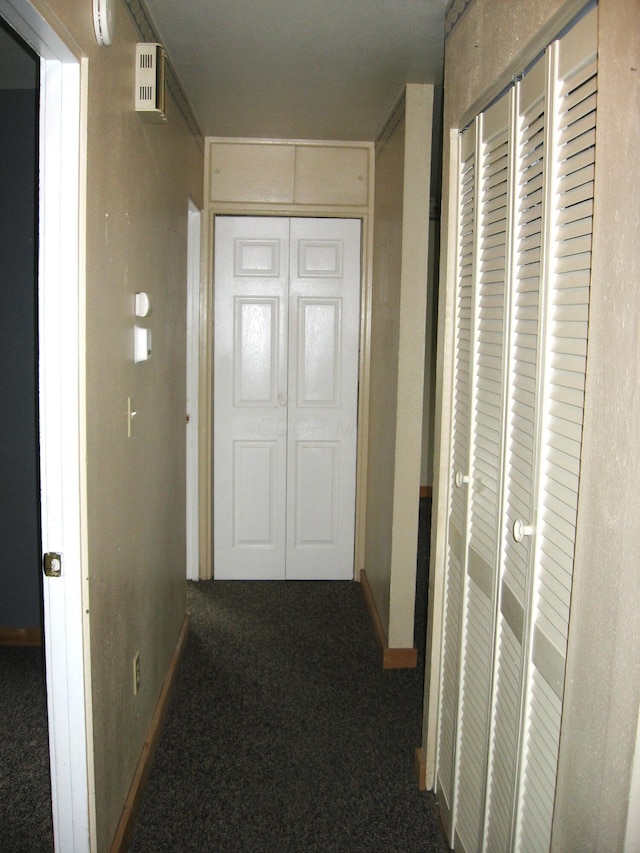 252 Randolph St, Wilmington, OH 45177 - corridor with carpet flooring and baseboards