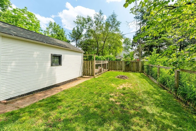 525 E Como Ave, Columbus, OH 43202 - view of fenced backyard