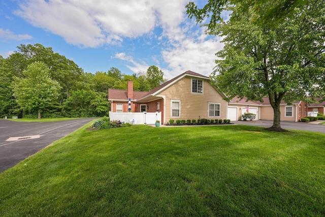 4654 Collingville Way, Columbus, OH 43230 - view of front of home with a chimney