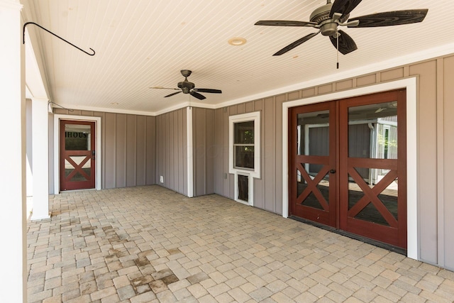6900 Waterloo Rd NW, Canal Winchester, OH 43110 - unfurnished sunroom with french doors