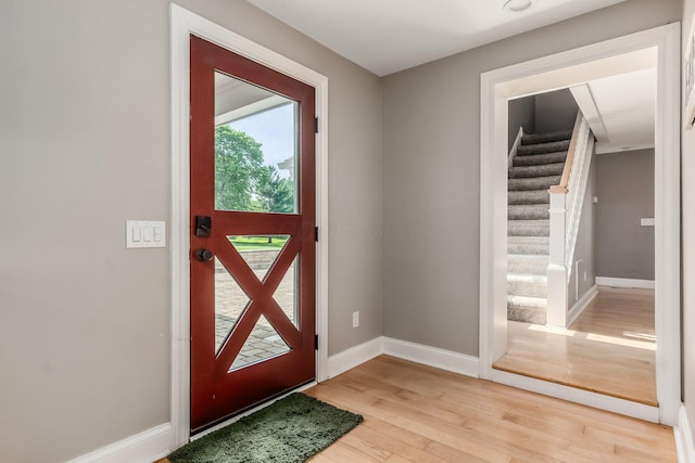 6900 Waterloo Rd NW, Canal Winchester, OH 43110 - foyer with light wood-type flooring and stairs