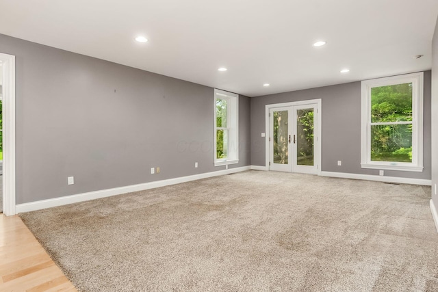 6900 Waterloo Rd NW, Canal Winchester, OH 43110 - empty room with recessed lighting and french doors