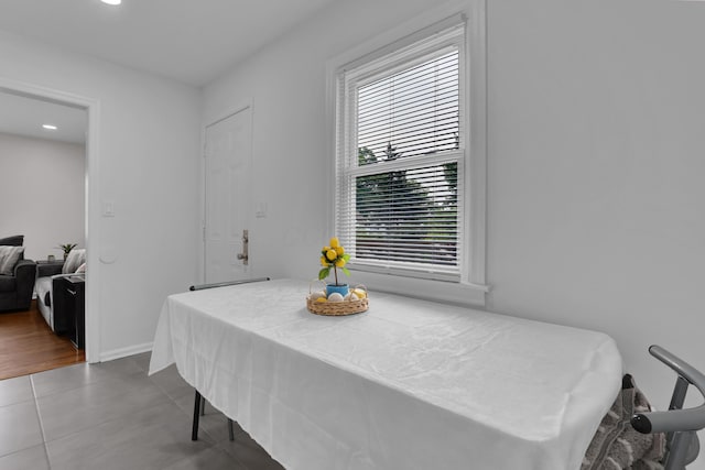 2217 Grasmere Ave, Columbus, OH 43211 - tiled dining area featuring recessed lighting