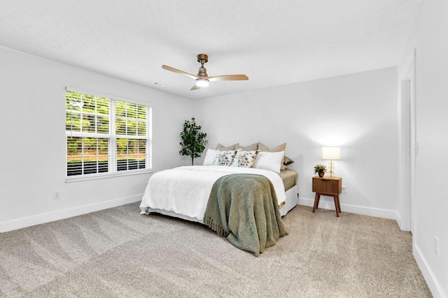 560 Dandy Brush Ln E, Columbus, OH 43230 - carpeted bedroom featuring baseboards and ceiling fan