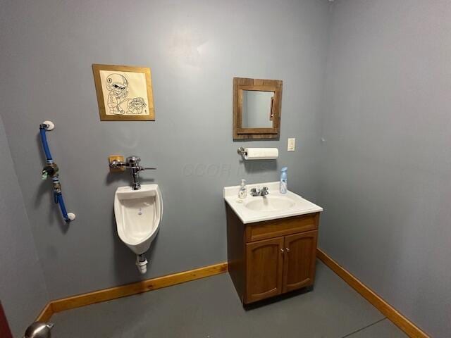 14572 Hock Hocking Rd, Logan, OH 43138 - bathroom with a sink and baseboards