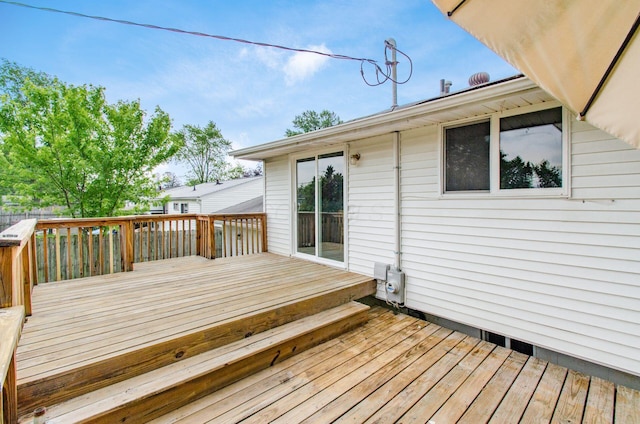 3944 Ardath Rd, Columbus, OH 43228 - view of wooden deck