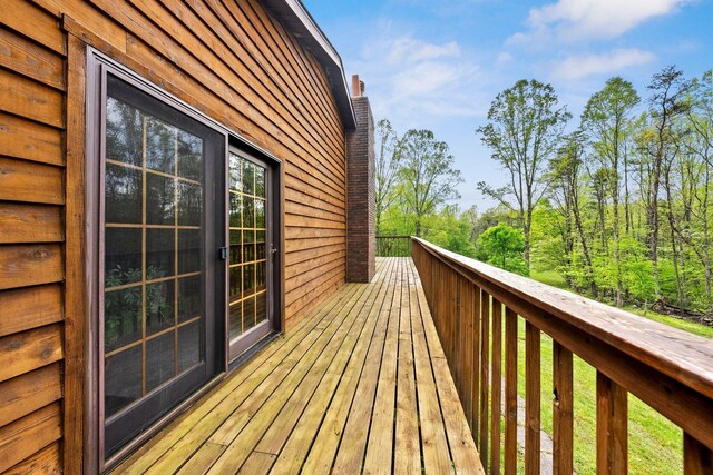 26975 Chapel Ridge Rd, South Bloomingville, OH 43152 - view of wooden terrace