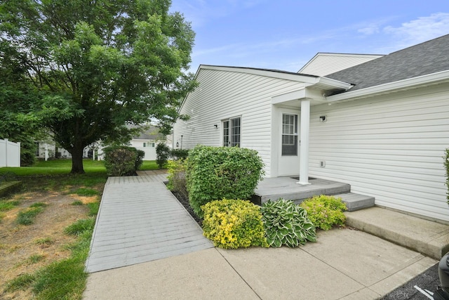4655 Parrau Dr Unit 66A, Columbus, OH 43228 - property entrance with roof with shingles