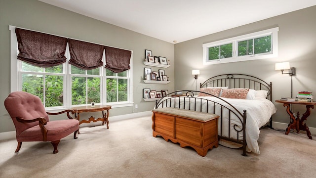 122 Boulder Ct, Granville, OH 43023 - bedroom with multiple windows, light carpet, and baseboards