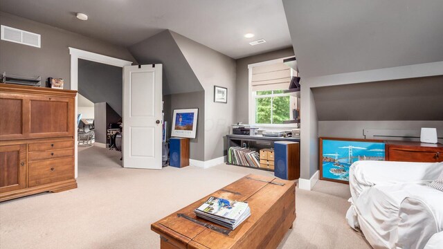 122 Boulder Ct, Granville, OH 43023 - living area featuring light colored carpet and baseboards