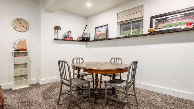 122 Boulder Ct, Granville, OH 43023 - carpeted dining room featuring baseboards