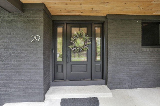 29 Pocono Rd, Columbus, OH 43235 - property entrance with brick siding