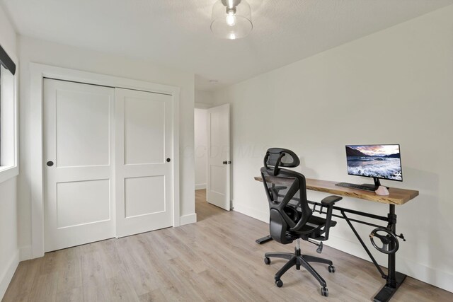 29 Pocono Rd, Columbus, OH 43235 - office area with baseboards and wood finished floors