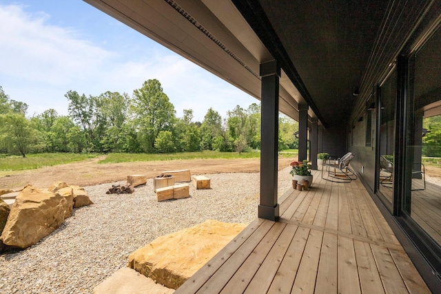 7931 Concord Rd, Johnstown, OH 43031 - view of wooden deck
