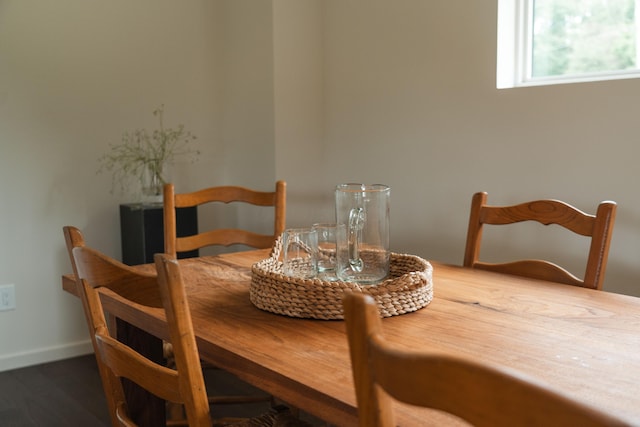 7931 Concord Rd, Johnstown, OH 43031 - dining room with wood finished floors and baseboards