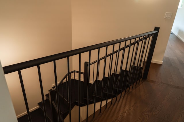 7931 Concord Rd, Johnstown, OH 43031 - stairs with wood finished floors and baseboards