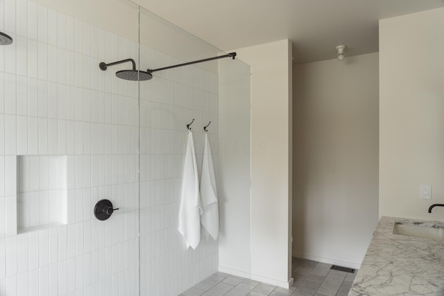 7931 Concord Rd, Johnstown, OH 43031 - bathroom with a tile shower and vanity