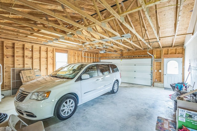 5971 Weaver Rd, Conneaut, OH 44030 - garage with a garage door opener